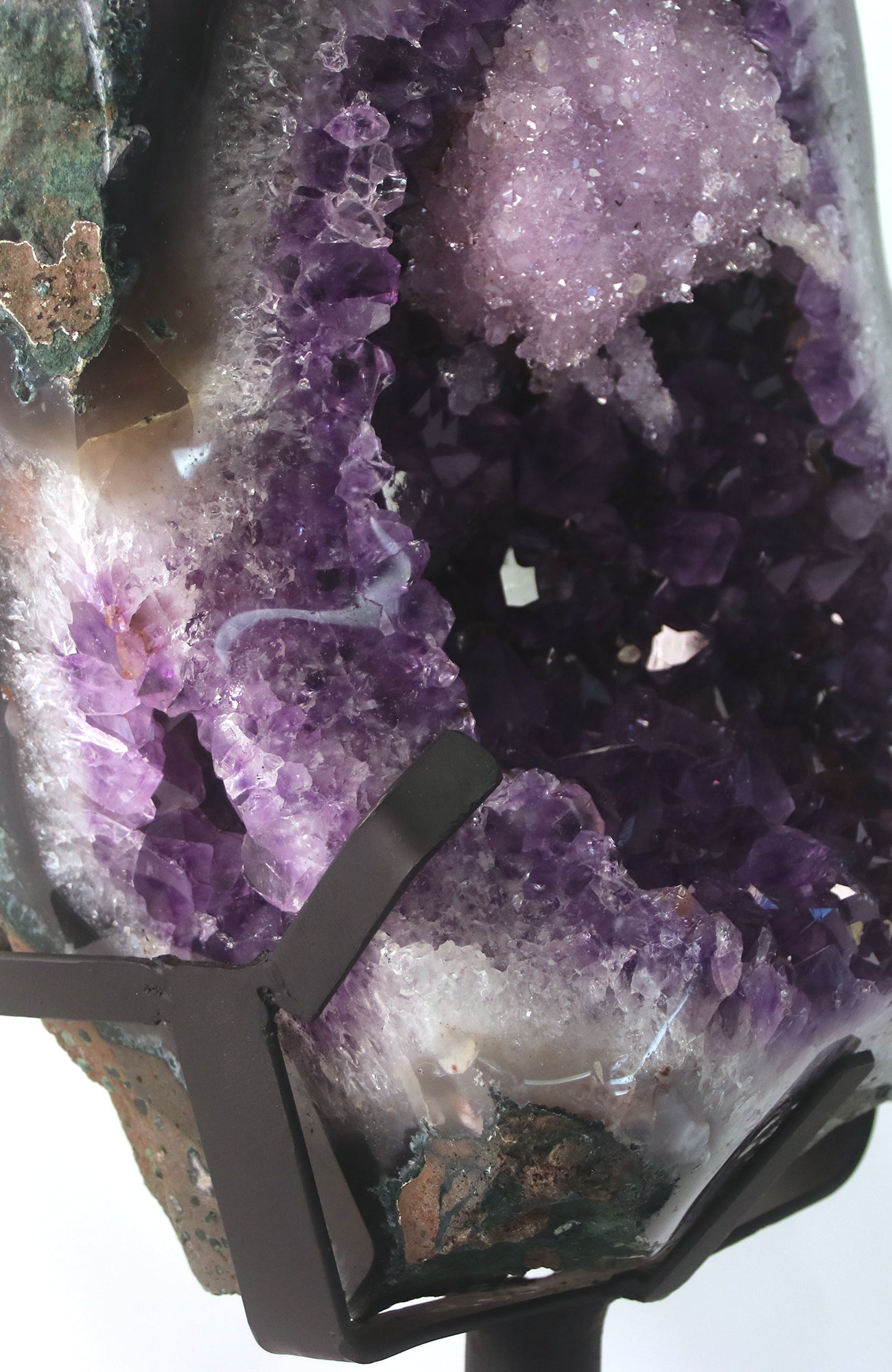 Amethyst Geode (AA Grade) on Stand